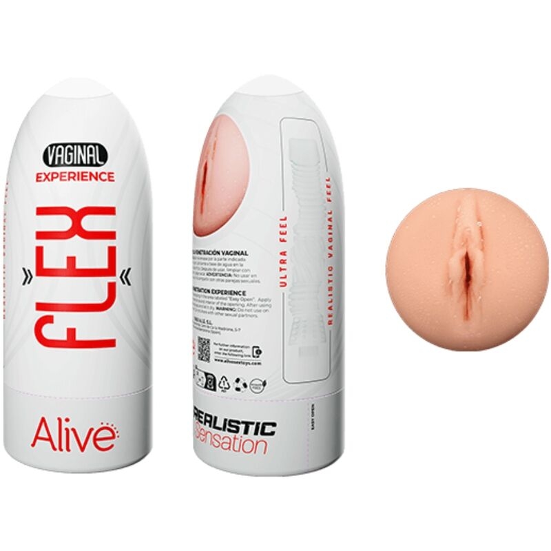 Alive - Flex Masturbador Masculino Vagina Talla M 2