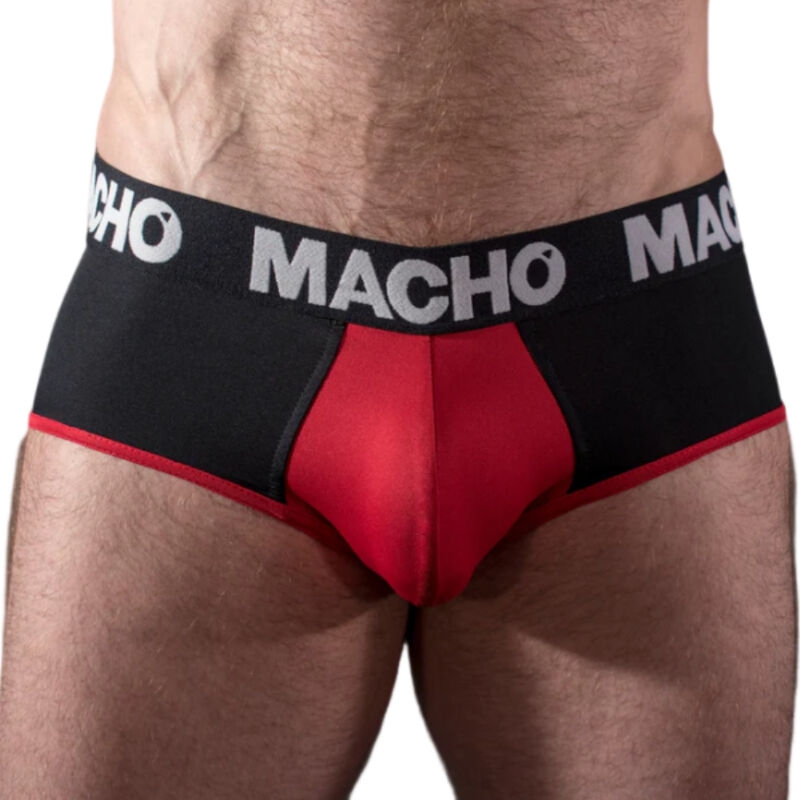 Macho - Ms26n Slip Negro/Rojo L 1