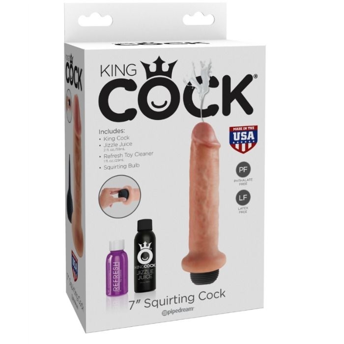 Dildo Squirting 17.8 cm King Cock 2