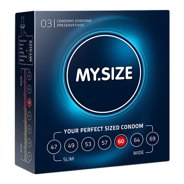 My Size Natural Condom Latex 60mm 3uds 1