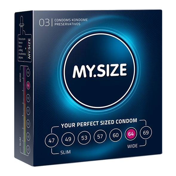 My Size Natural Condom Latex 64 Mm 3 Uds 1