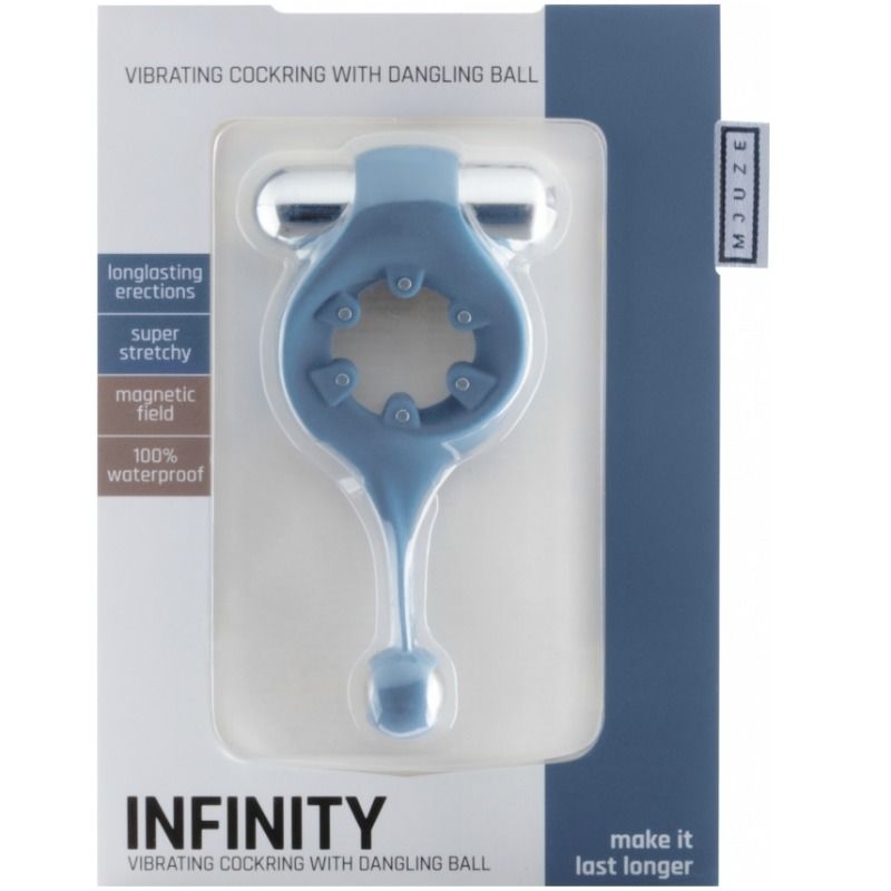 Mjuze Anillo Vibrador Infinity con Bola Estimuladora 2
