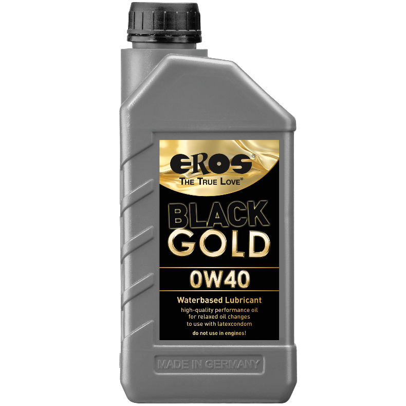 Lubricante Base Agua Black Gold 1000 ml Eros 1
