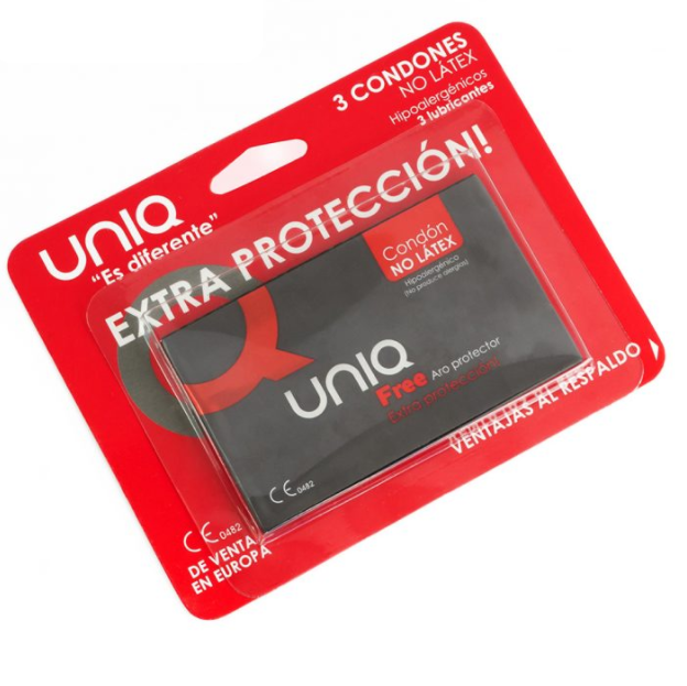 Uniq Free Aro Protector Preservativo Sin Latex 3uds 1