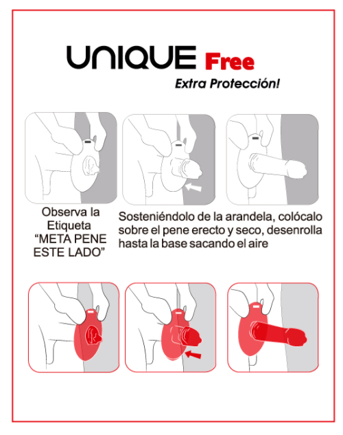 Uniq Free Aro Protector Preservativo Sin Latex 3uds 2