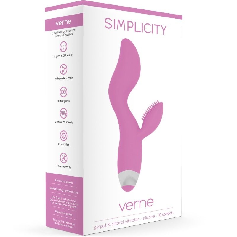 Verne Vibrador con Estimulador Clitoris 2