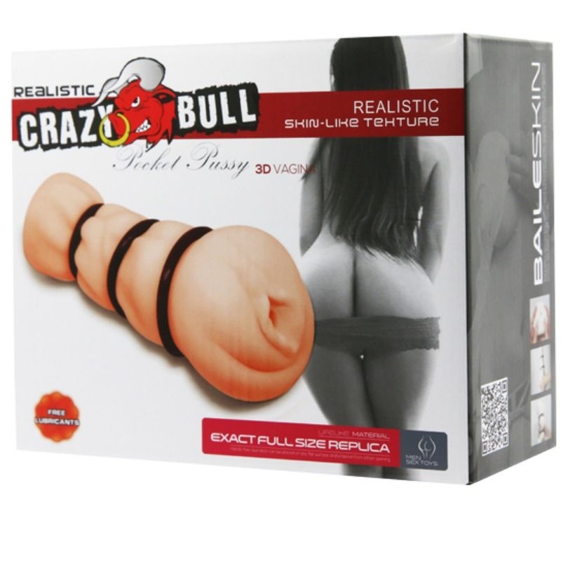 Crazy Bull Vagina Masturbador con Anillos 7