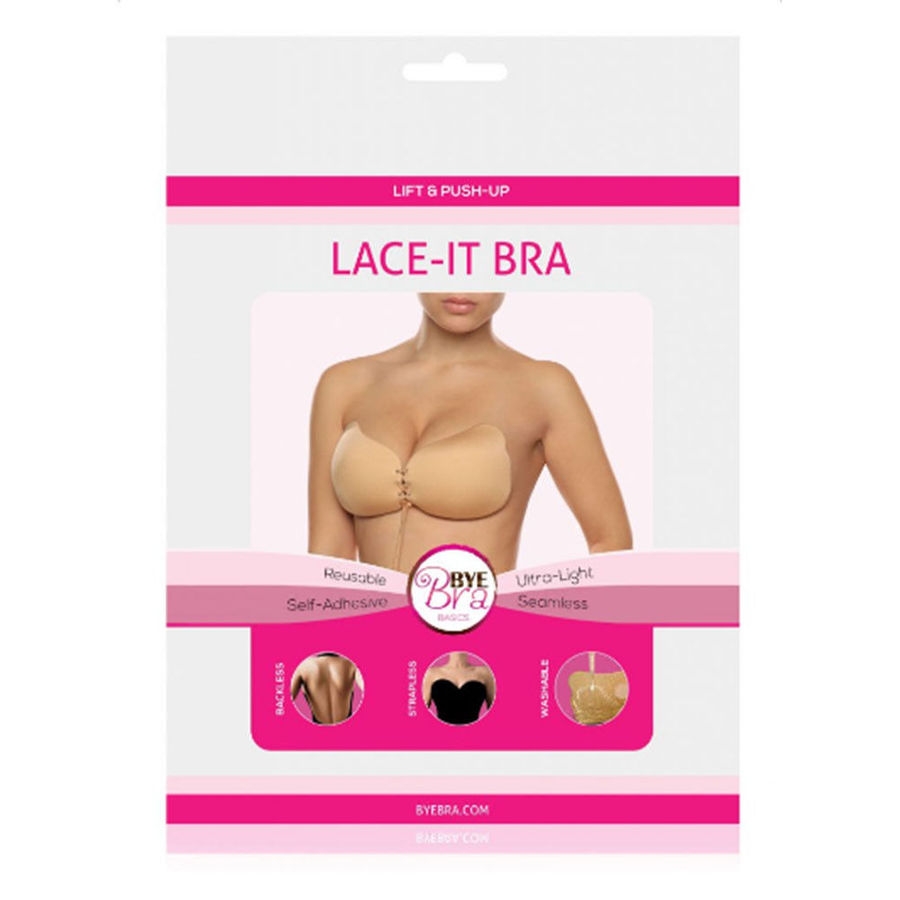 Byebra Lace-It Realzador Push-Up Cup A Negro 3