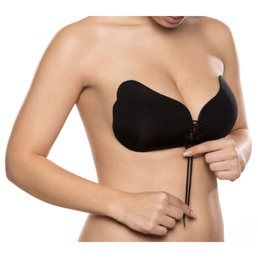 Byebra Lace-It Realzador Push-Up Cup A Negro 4