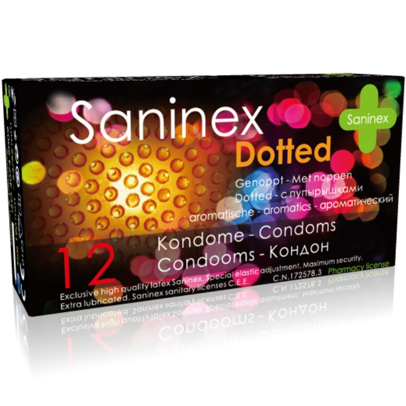 Saninex Condoms Punteado 12 Uds 1