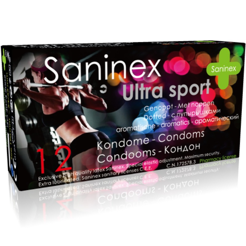 Saninex Ultra Sport Preservativos 12 Uds 1