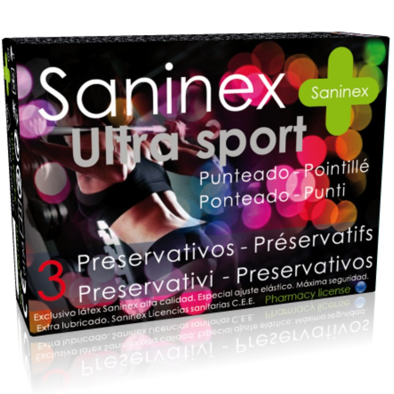 Saninex Ultra Sport Preservativos 3 Uds 1
