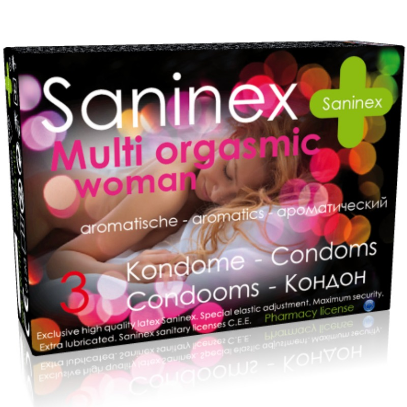 Saninex Multiorgasmic Woman Preservativos 3 Uds 1