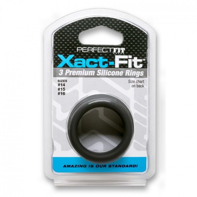Perfect Fit Xact Fit Kit 3 Anillos de Silicona - 3.5 cm, 3.8 cm y 4 cm 4