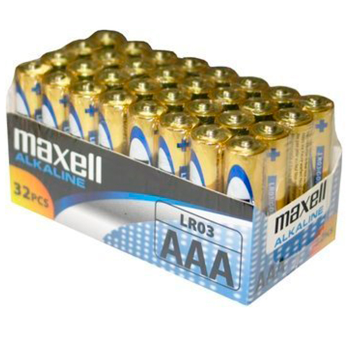 Maxell Pila Alcalina Aaa Lr03 Pack*32 Pilas 1