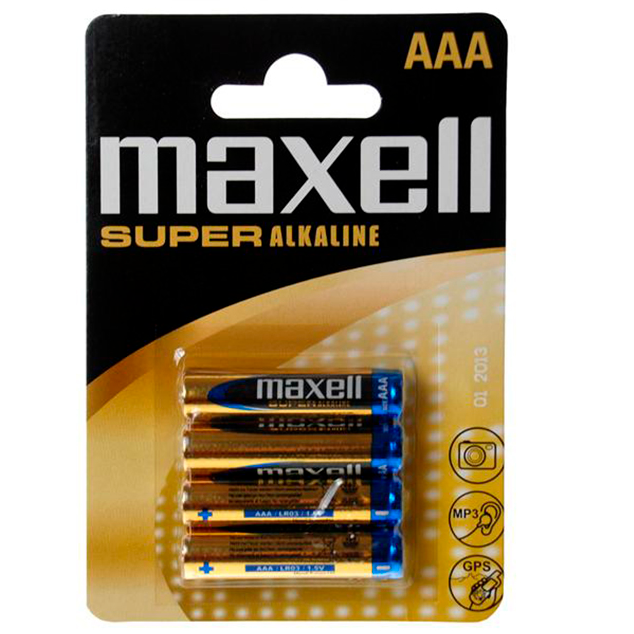 Maxell Pila Super Alkaline Aaa Lr03 Blister*4 1
