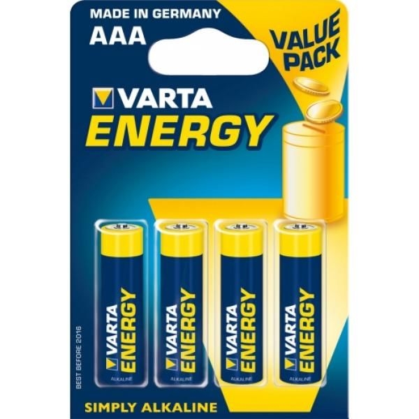 Varta Energy Pila Alcalina Aaa Lr03 Blister*4 1