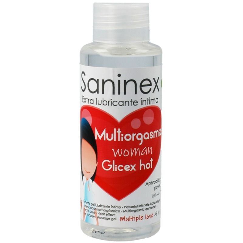Saninex Multiorgasmic Woman Glicex Hot 4 en 1 100 ml 1