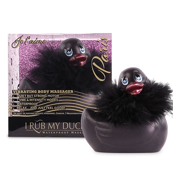 I Rub My Duckie 2.0 | Pato Vibrador Paris (black) 1