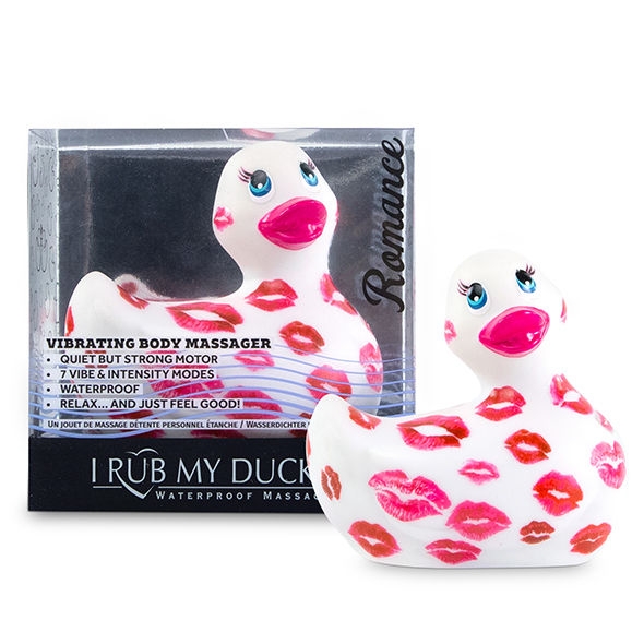 I Rub My Duckie 2.0 | Pato Vibrador Romance (white & Pink) 2