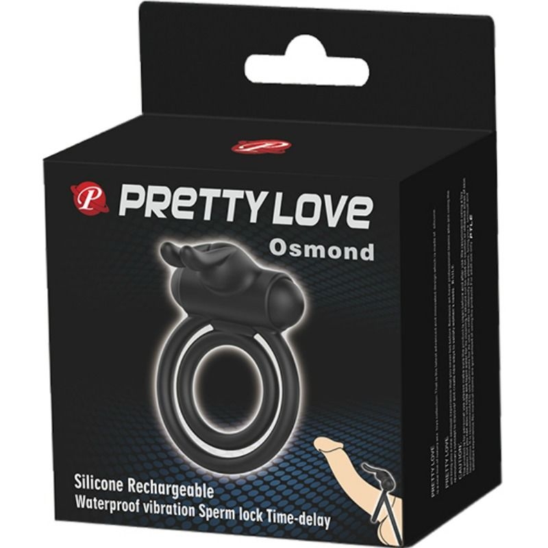 Pretty Love Osmond Anillo Vibrador de Silicona 7
