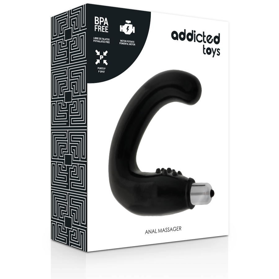 Addicted Toys Anal Massager Black 1