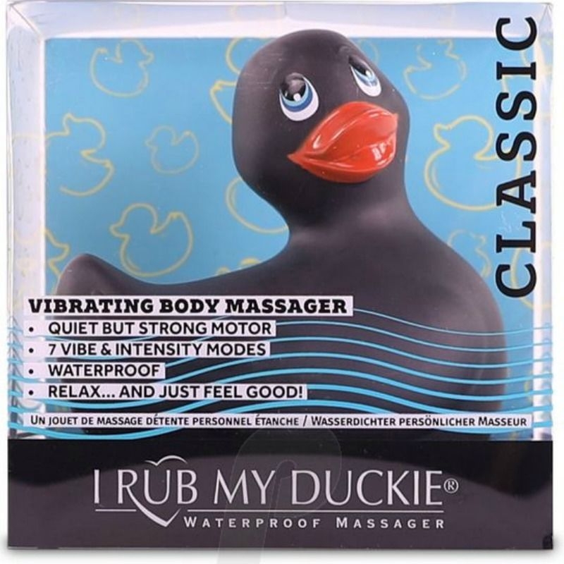 I Rub My Duckie Classic Pato Vibrador Negro 3