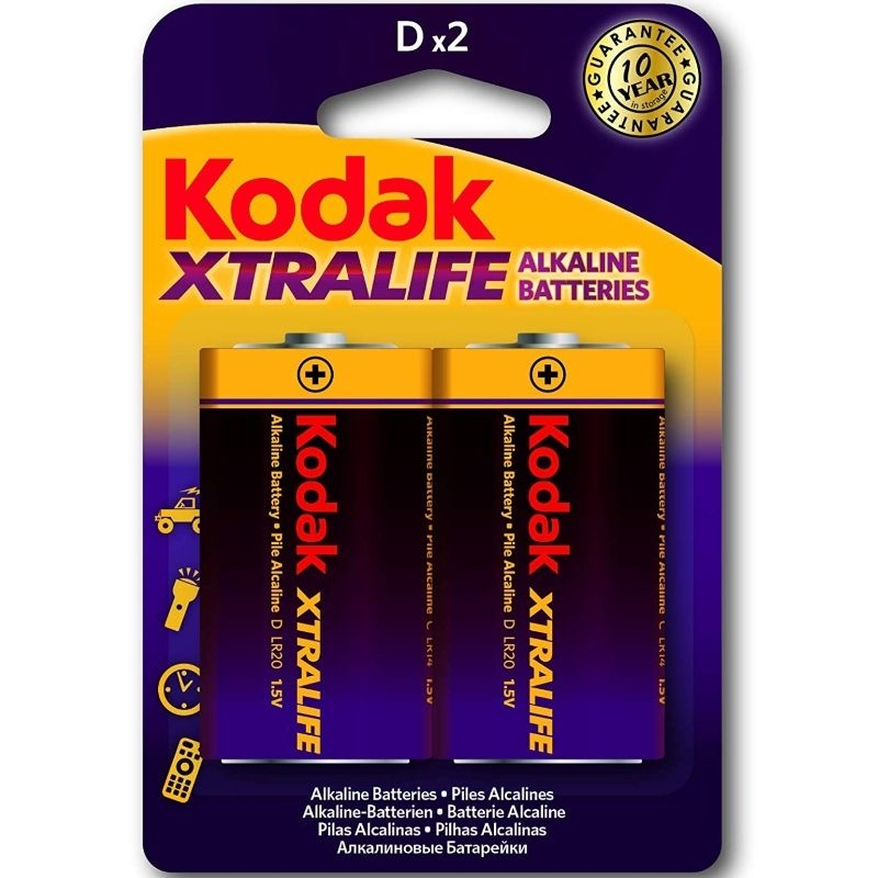 Kodak Xtralife Pilas Alcalinas D Lr20 1.5v 1