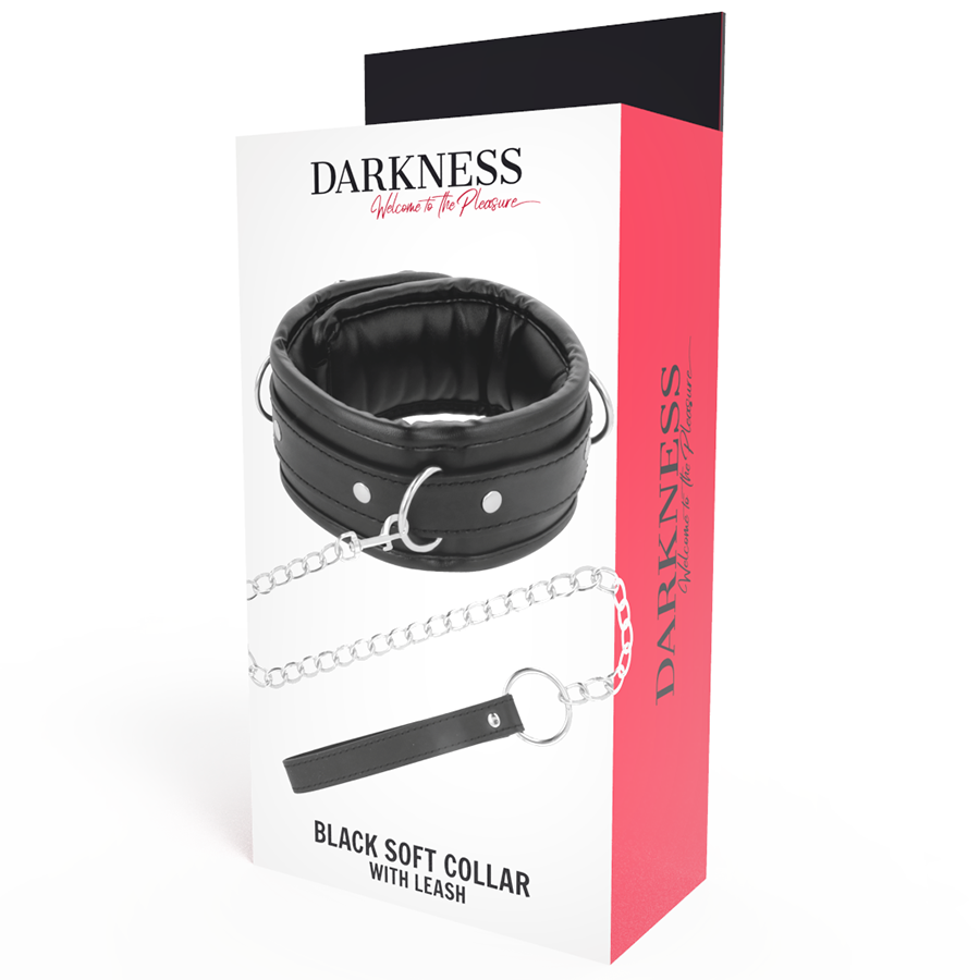 Darkness Collar con Cadena Soft Leather 4