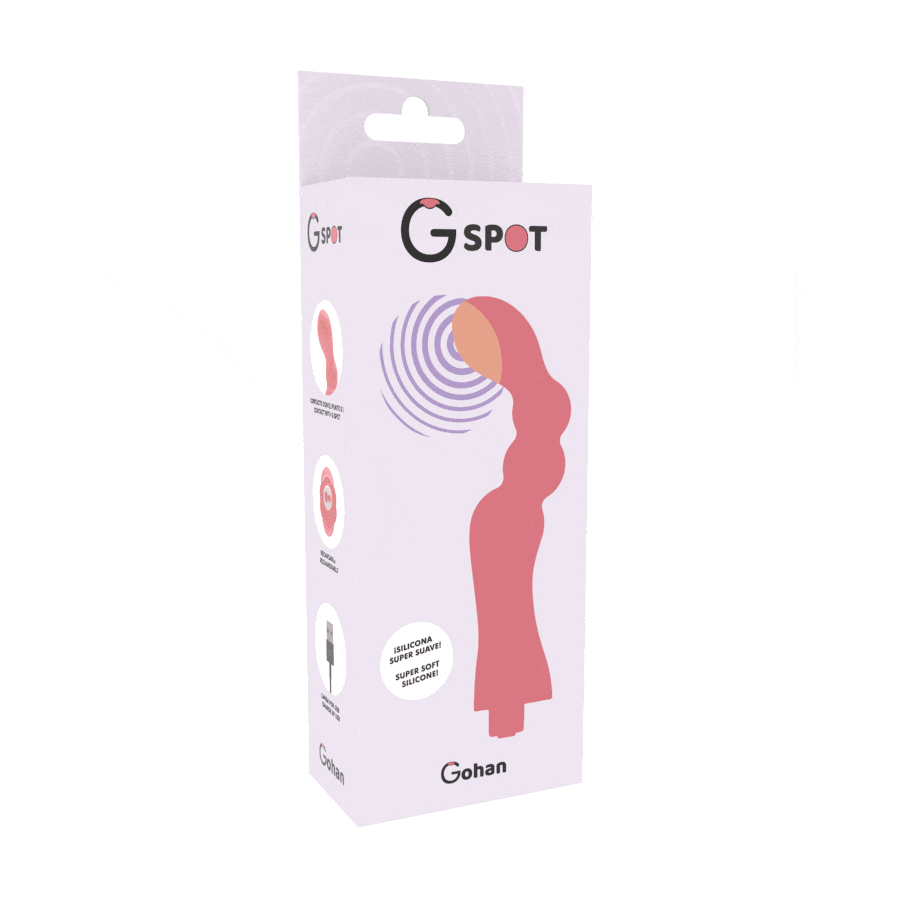 G-Spot Gohan Vibrador Punto G Light Red 6