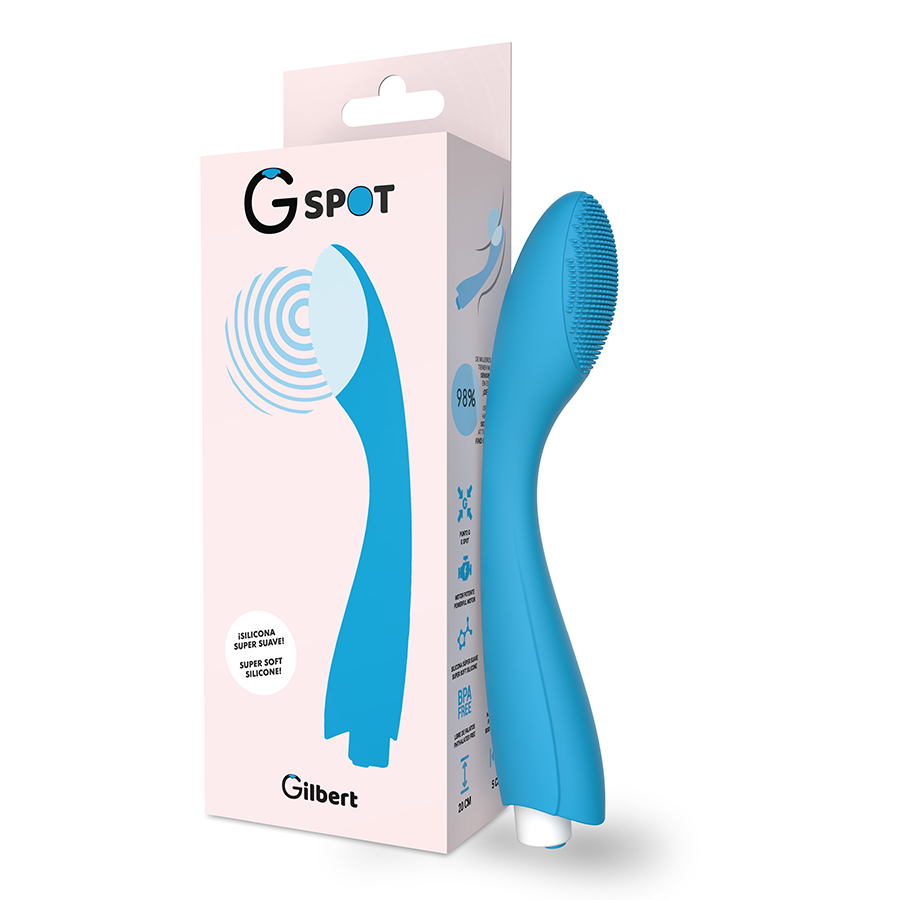 G-Spot Gylbert Vibrador Punto G Azul Turquesa 1