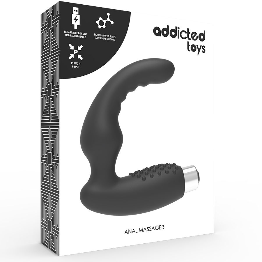 Addicted Toys Vibrador Prostático Recargable Negro 4