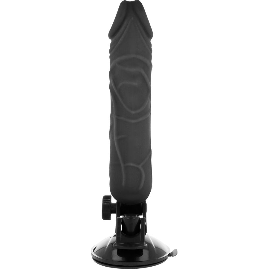 Based Cock Realistic Vibrador Control Remoto Negro 20cm 4