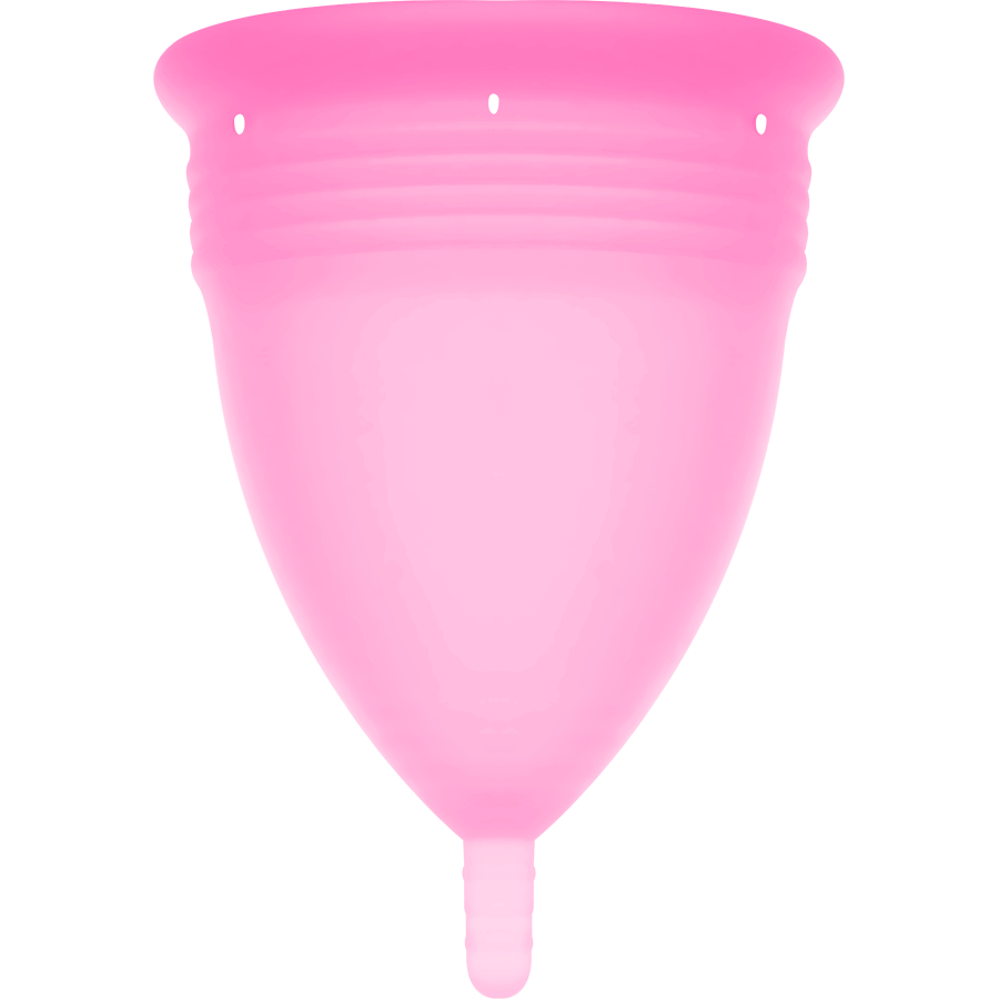 Stercup Copa Menstrual Fda Silicone Talla L Rosa 4