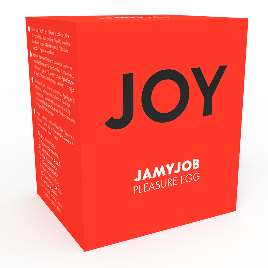 Jamyjob Huevo Masturbador Discreto Version Rojo Joy 8