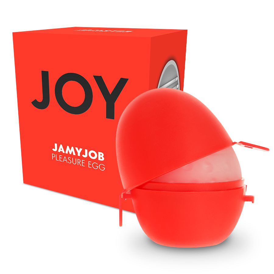 Jamyjob Huevo Masturbador Discreto Version Rojo Joy 1