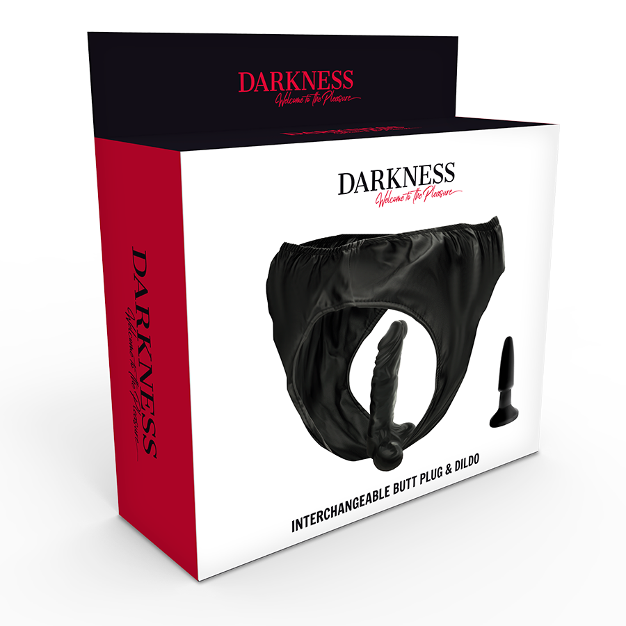 Darkness Panties con Plug y Dildo Intercambiable 3