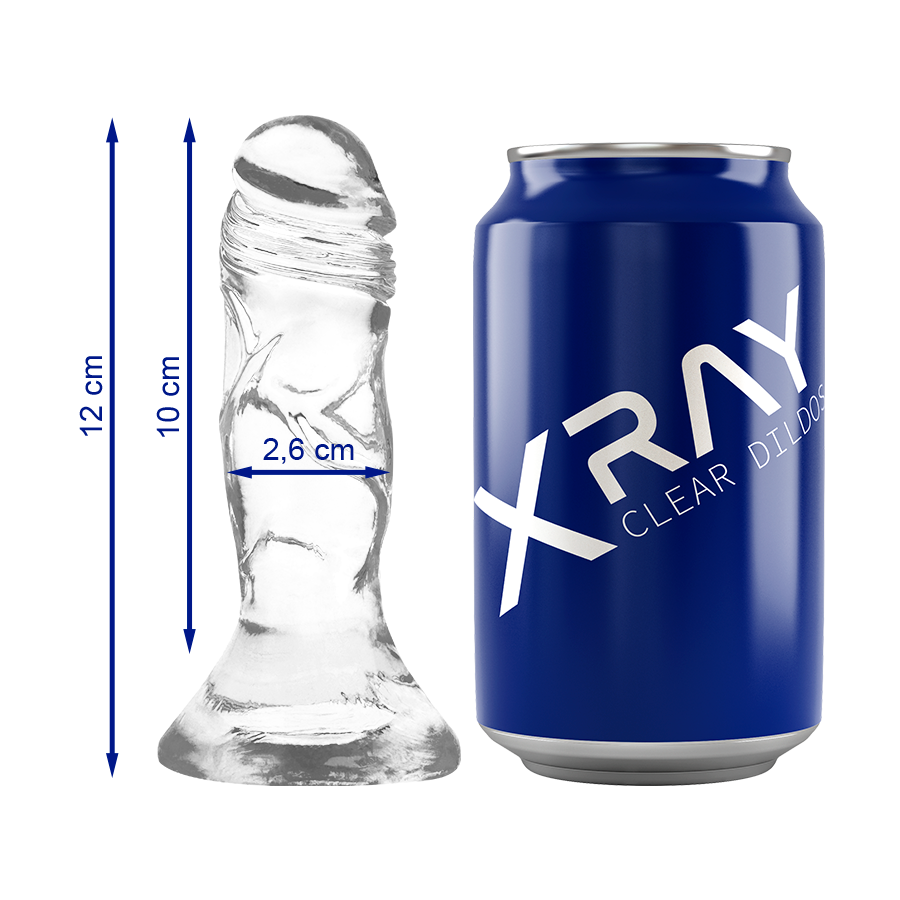 Xray Clear Dildo Transparente 12cm X 2.6cm 1