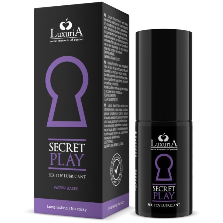 Luxuria Lubricante para Juguetes Secret Play 30 ml 1