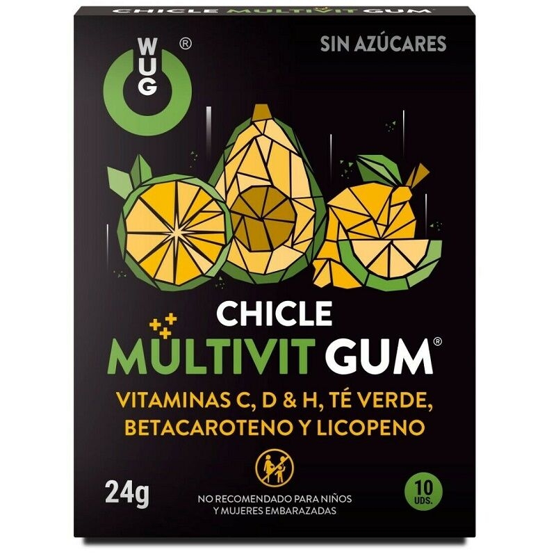 Wug Chicle Multivit Gum 10uds 1