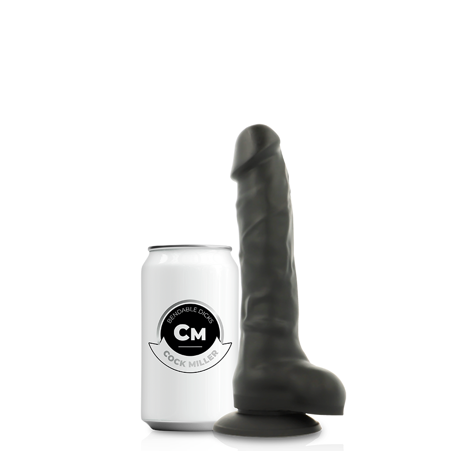 Cock Miller Silicona Density Cocksil Black 18cm 6