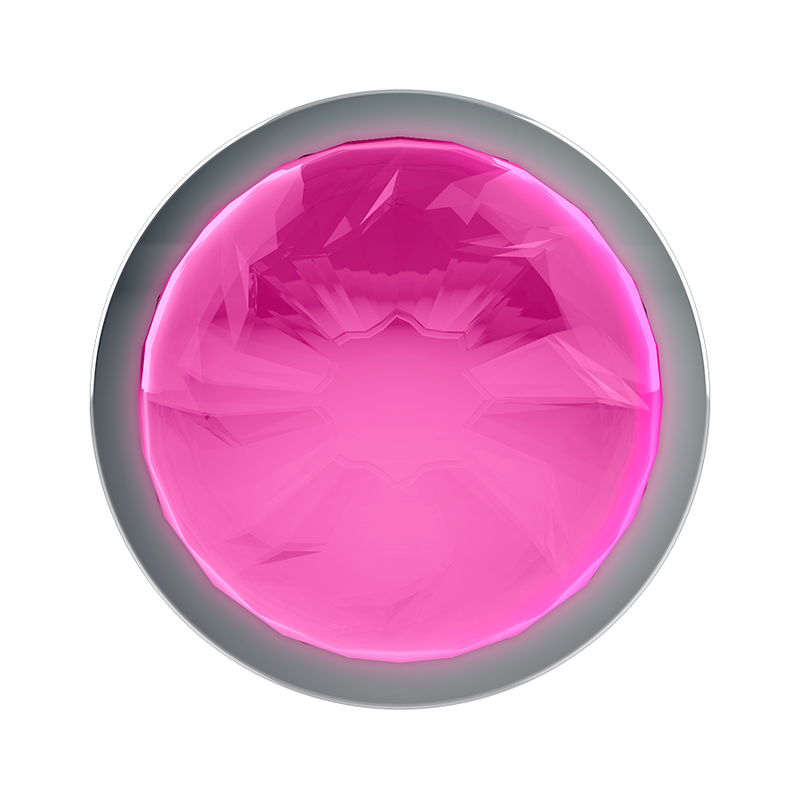 Coquette Plug Anal de Metal Talla L Cristal Pink 4 X 9cm 4