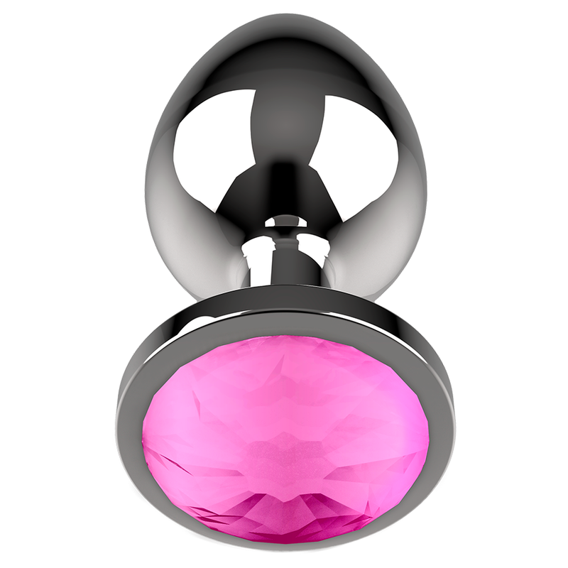 Coquette Plug Anal de Metal Talla L Cristal Pink 4 X 9cm 6