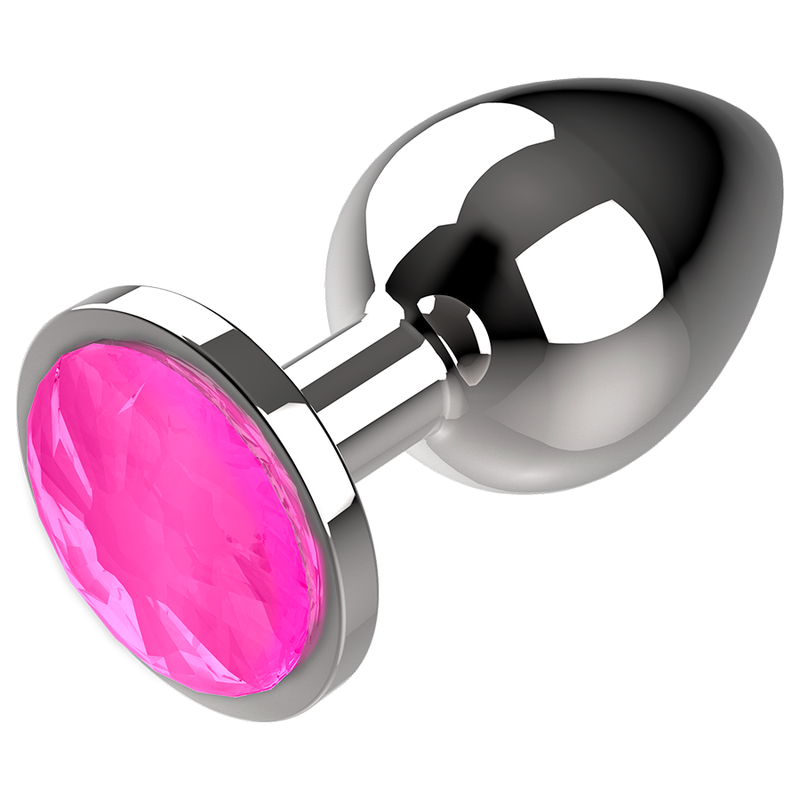 Coquette Plug Anal de Metal Talla L Cristal Pink 4 X 9cm 7