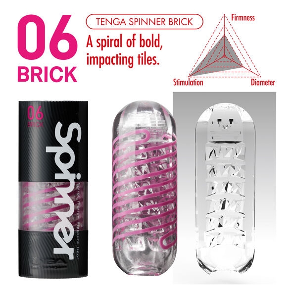 Tenga Spinner Masturbator Brick 7