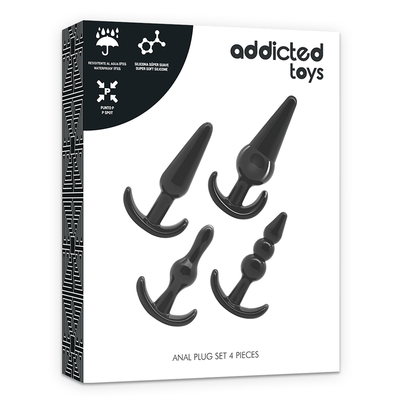 Addicted Toys Set 4 Plugs Anales Silicona 11