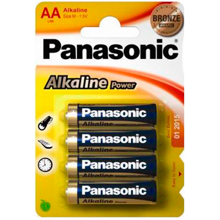 Panasonic Bronze Pila Alcalina Aa Lr6 Blister*4 1