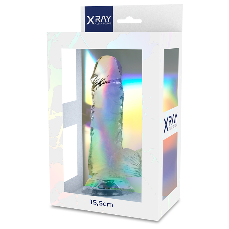 Xray Arnés + Dildo Realista Transparente 15.5cm X 3.5cm 10