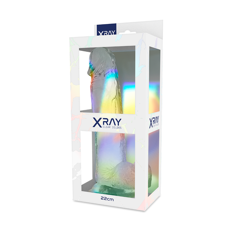 Xray Arnés + Dildo Realista Transparente 22cm X 4.6cm 10
