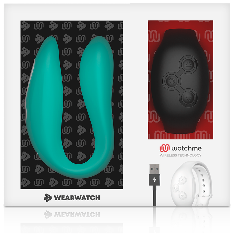 Wearwatch Vibrador Dual Technology Watchme Aguamarina / Azabache 5
